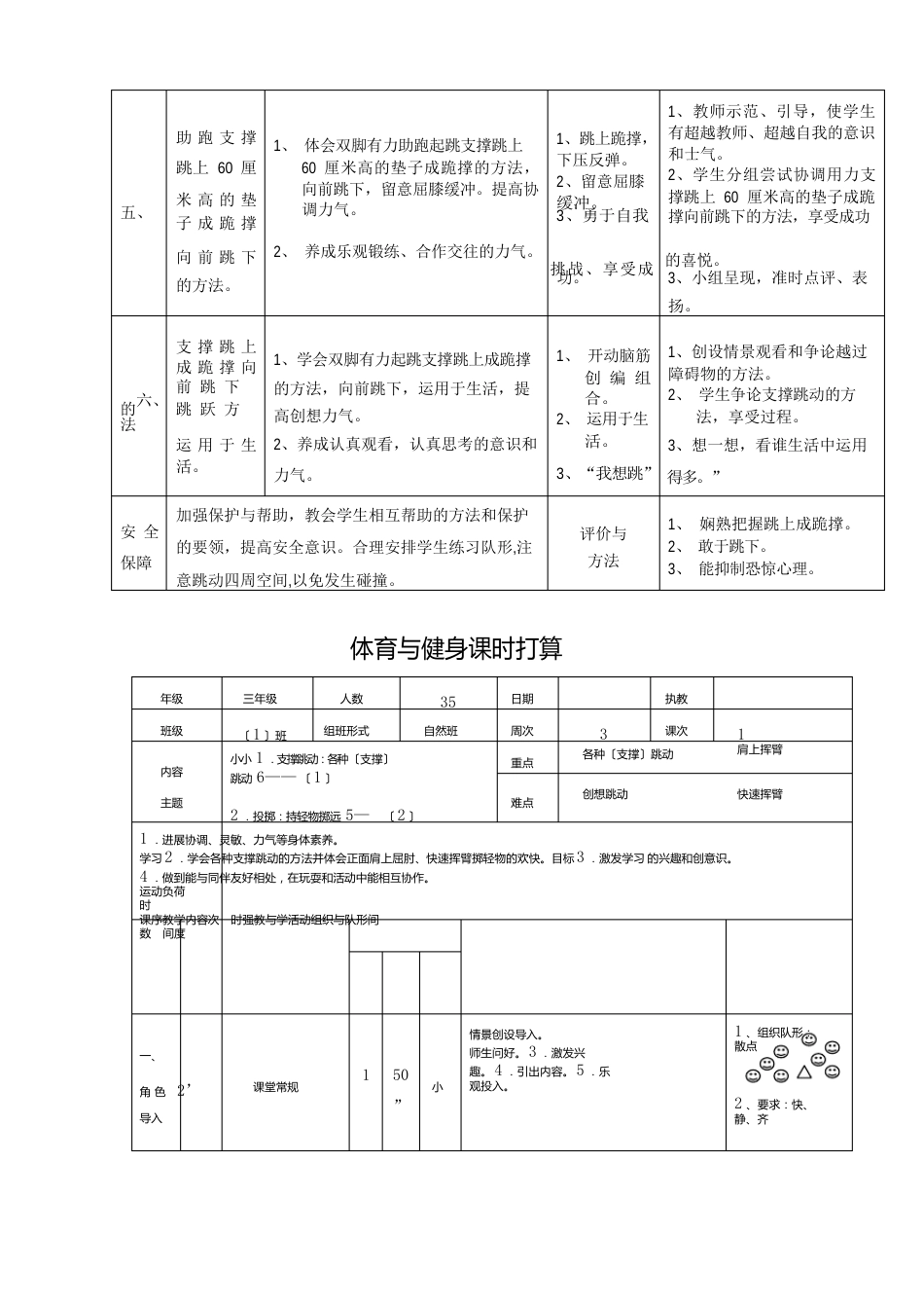 支撑跳跃单元教学流程教案_第2页