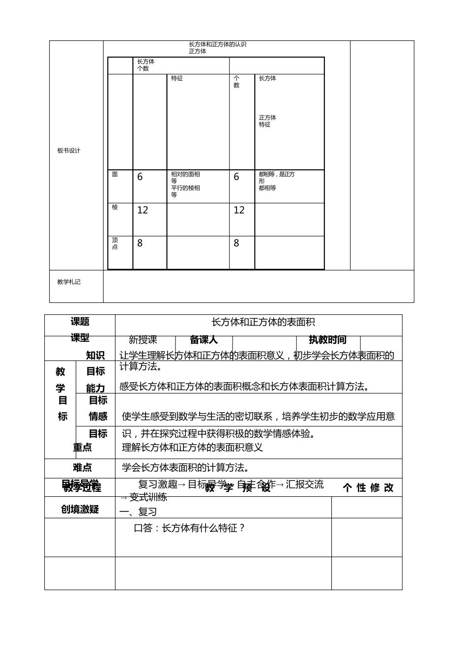 新人教版五年级数学下册第三单元教学设计(教案)_第3页