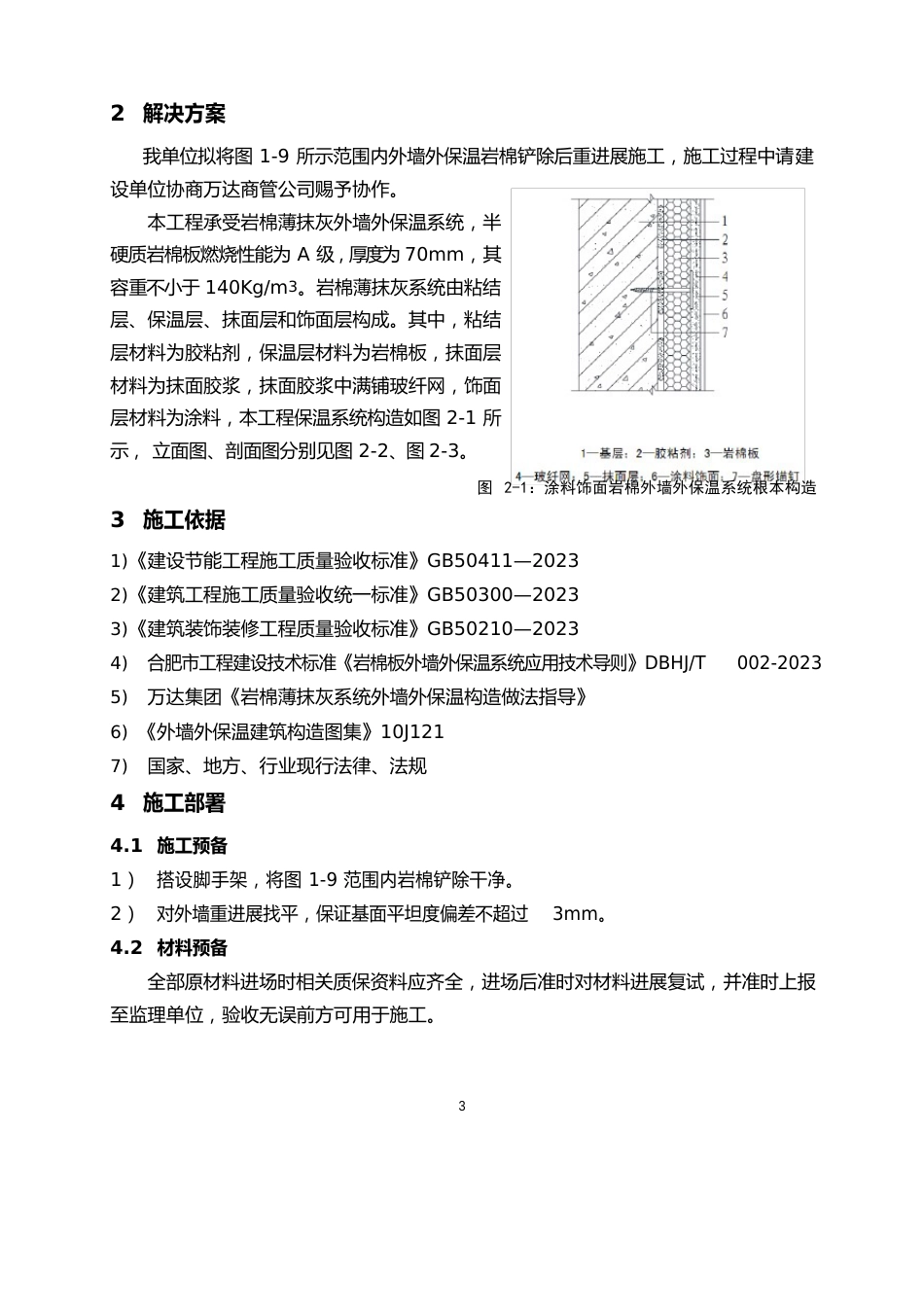 岩棉板外墙保温修补专项施工方案_第3页