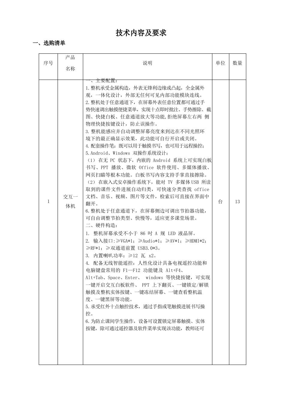 技术内容及要求_第1页