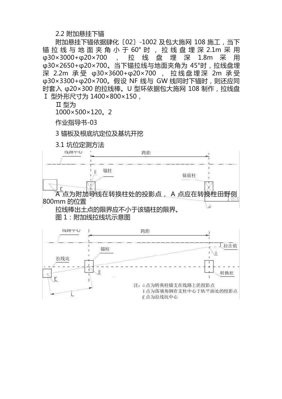 接触网拉线基础及拉线锚板作业指导书_第3页