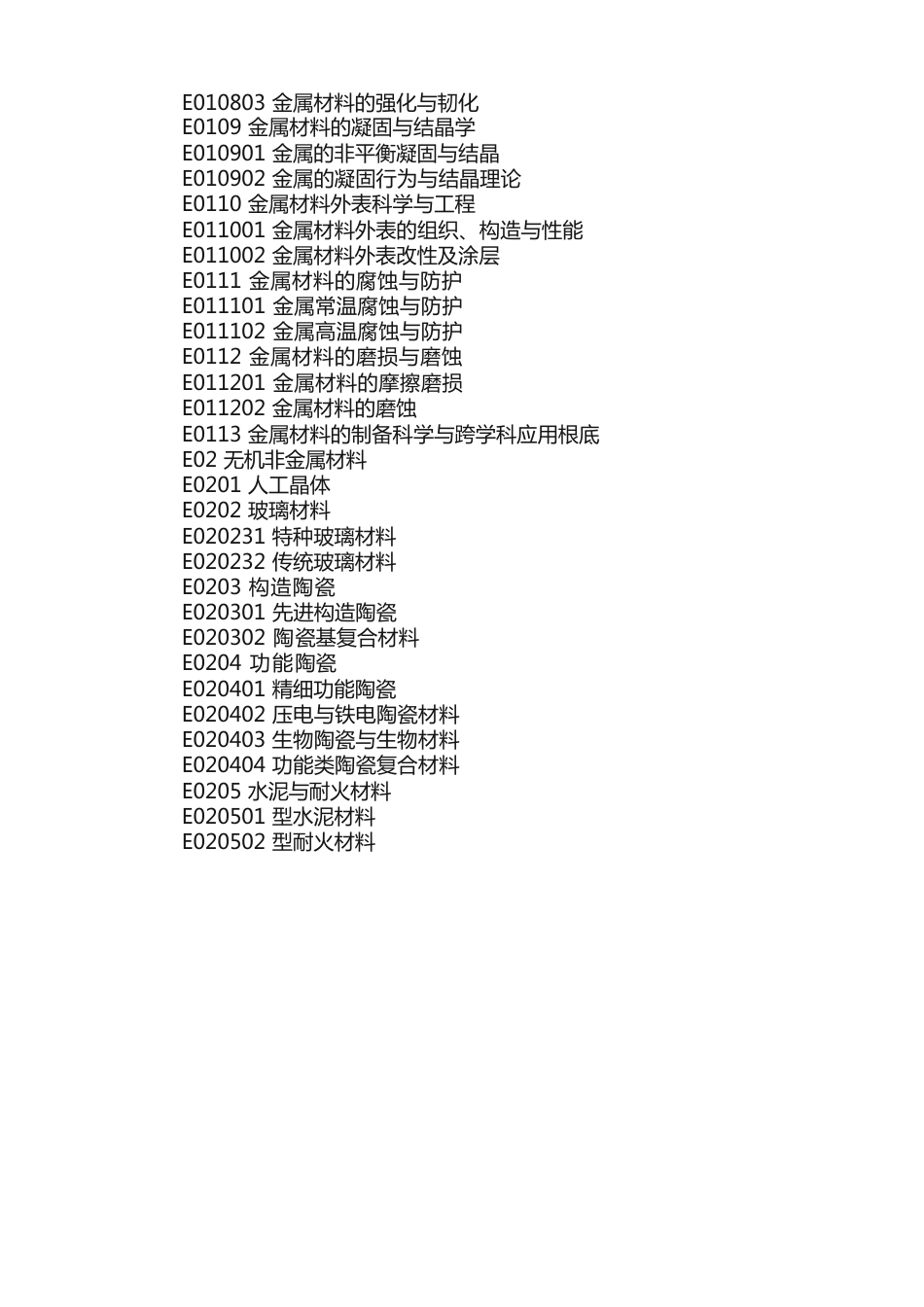 国家自然科学基金申请代码E_第2页