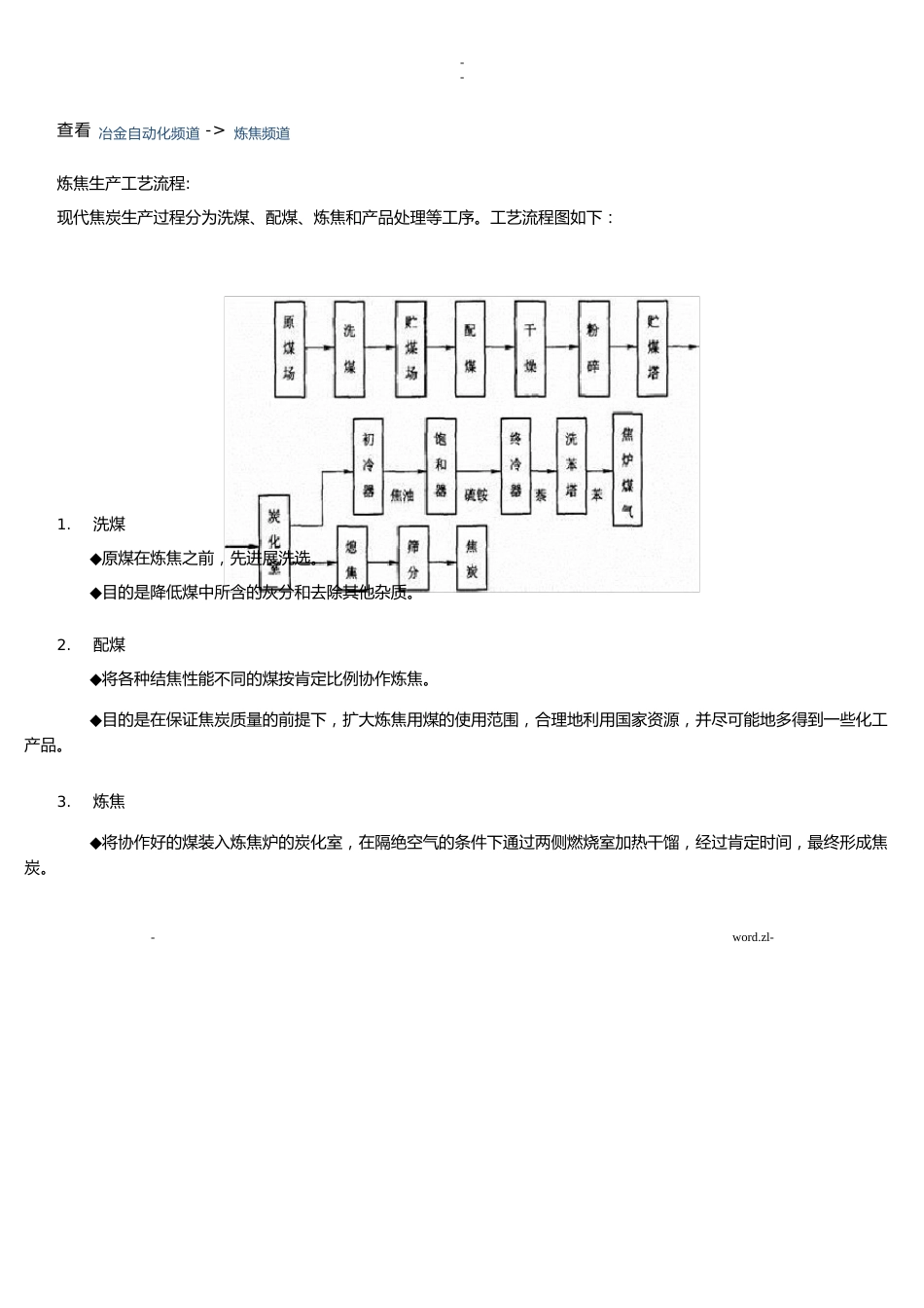 炼焦及其工艺流程_第2页