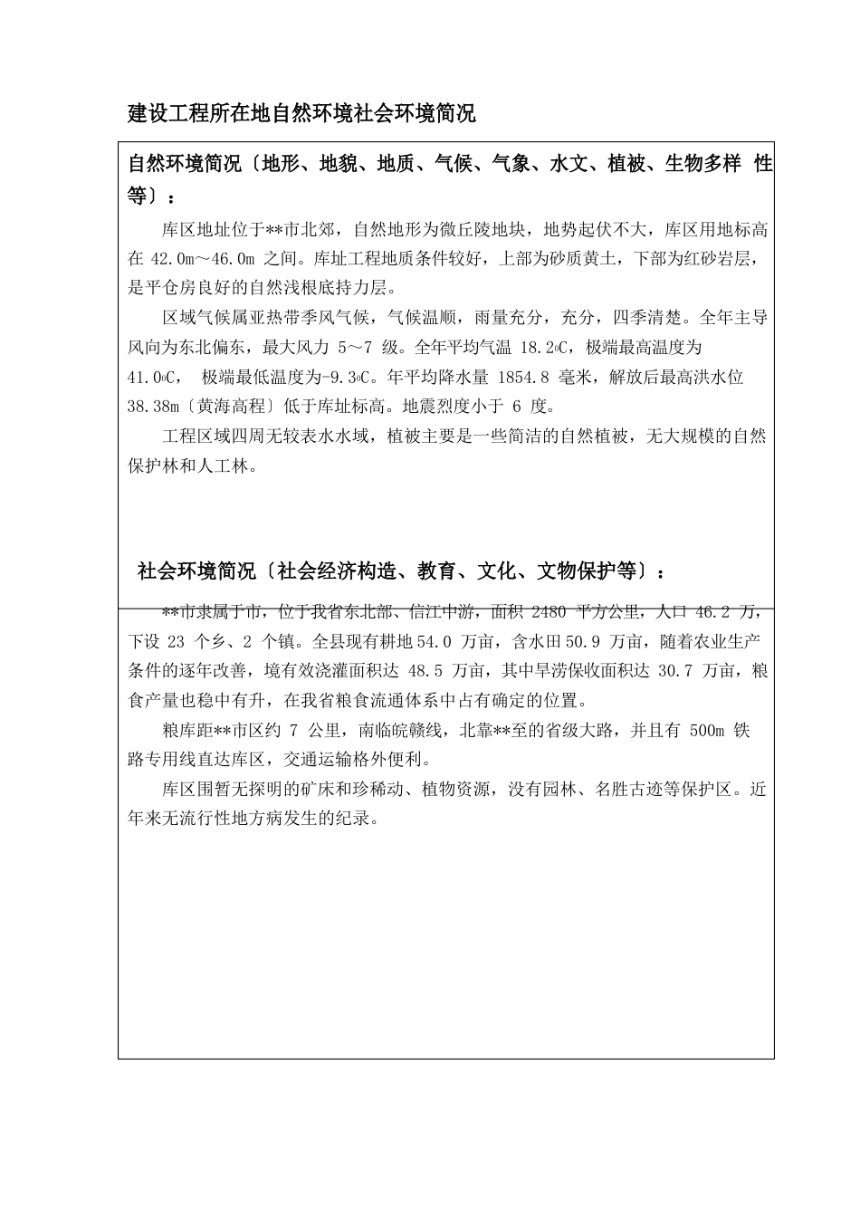 国家粮食储备库环境影响评价报告表_第3页