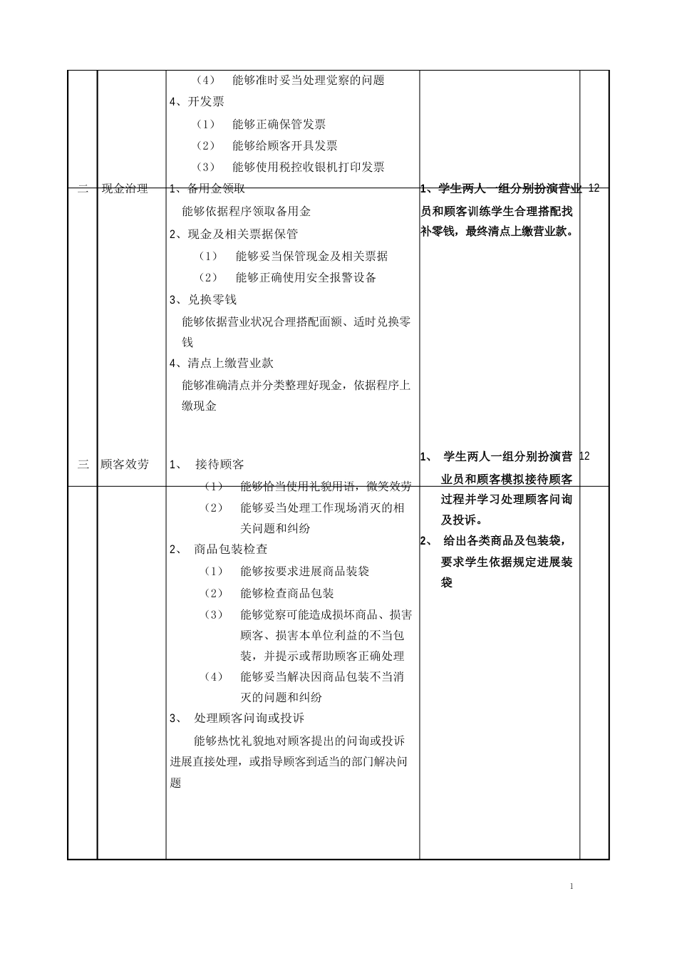 收银员基础课标_第3页