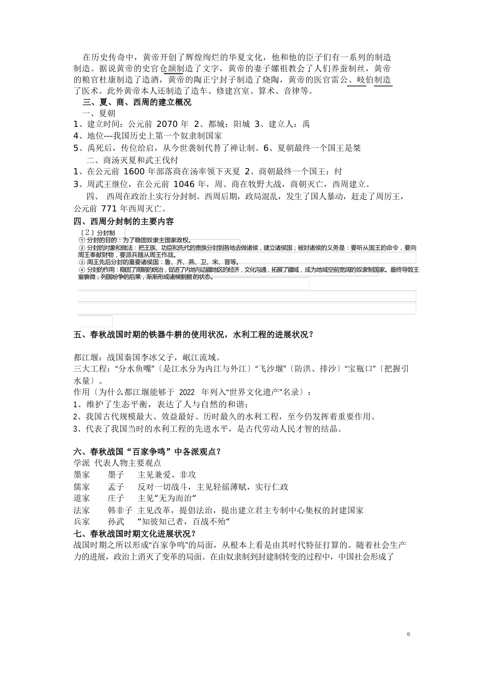 初一历史上册知识点总结_第2页