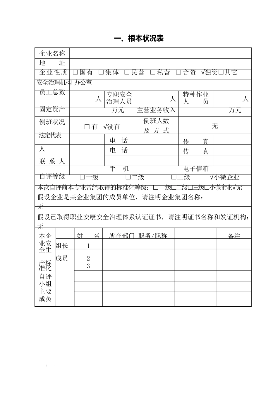 新版安全生产标准化自评报告_第2页