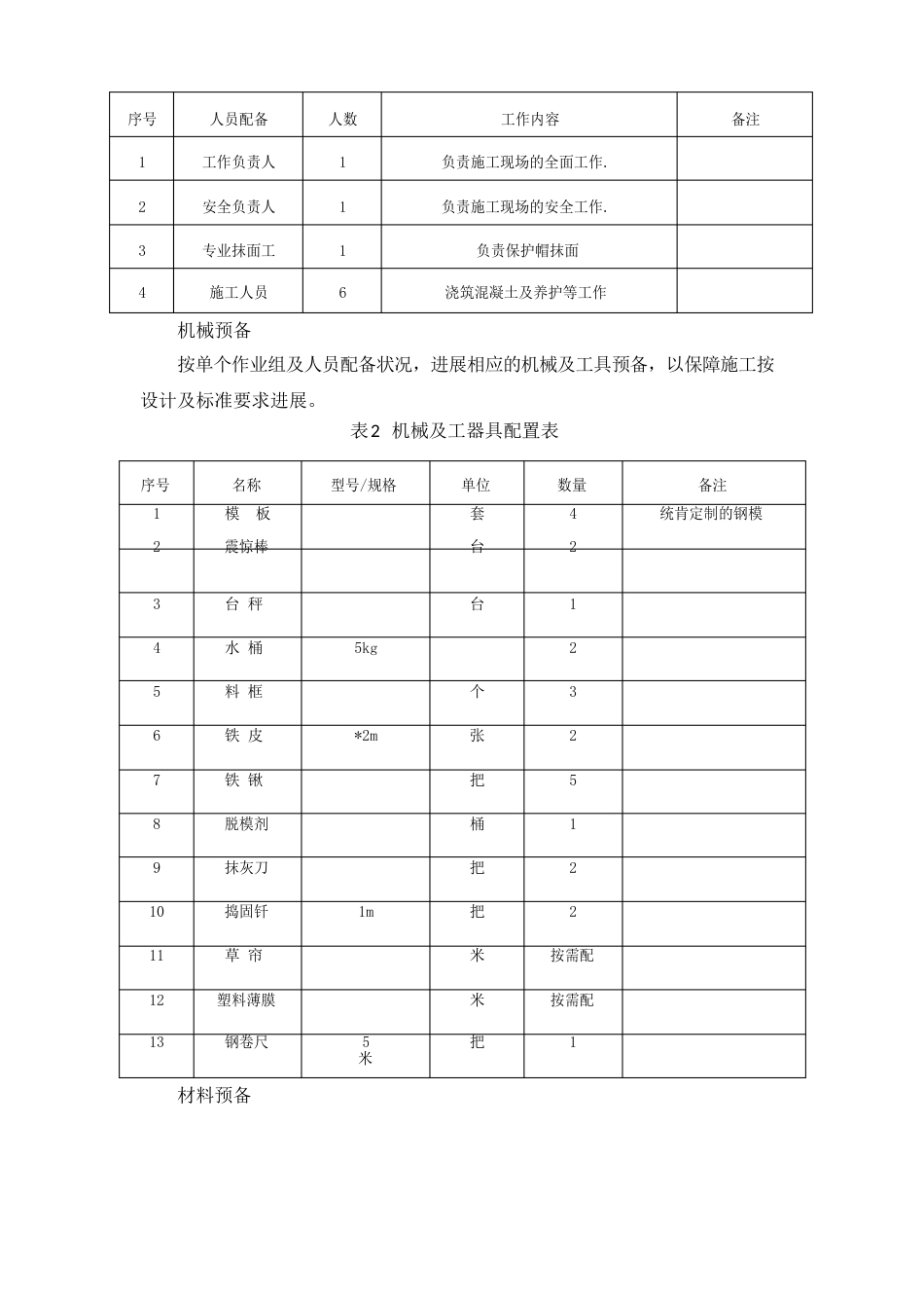 铁塔保护帽浇筑施工方案_第3页