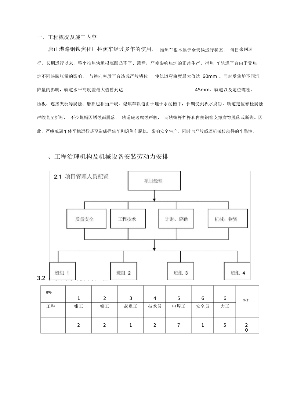 焦化挡焦车轨道更换方案_第2页