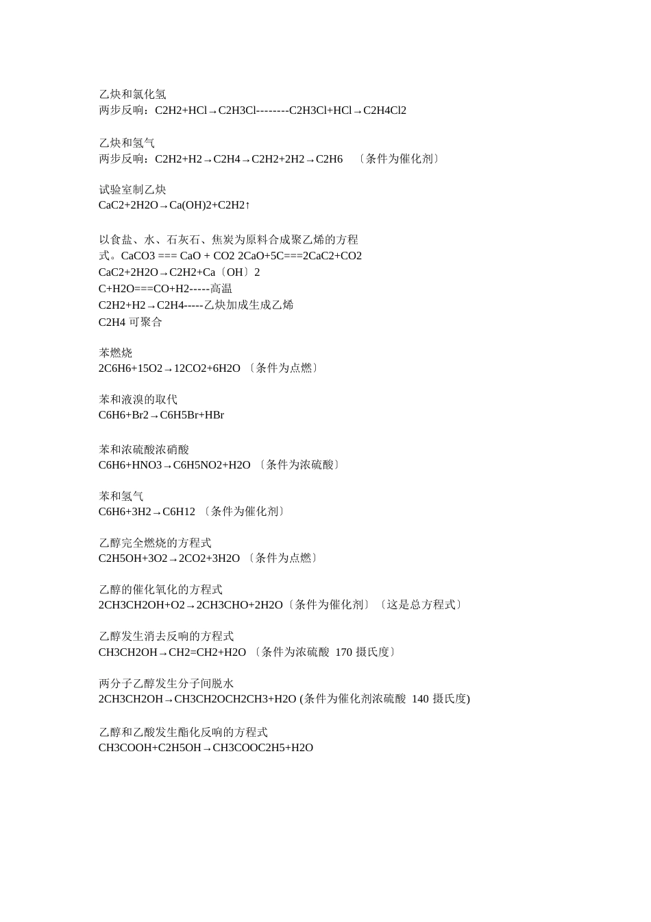 高中化学有机知识点总结_第2页