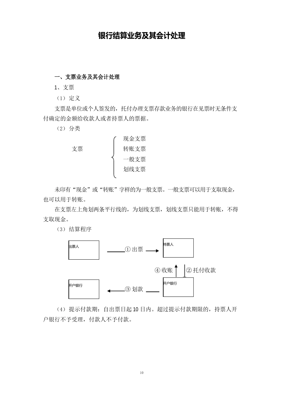 银行结算业务及其会计处理_第1页