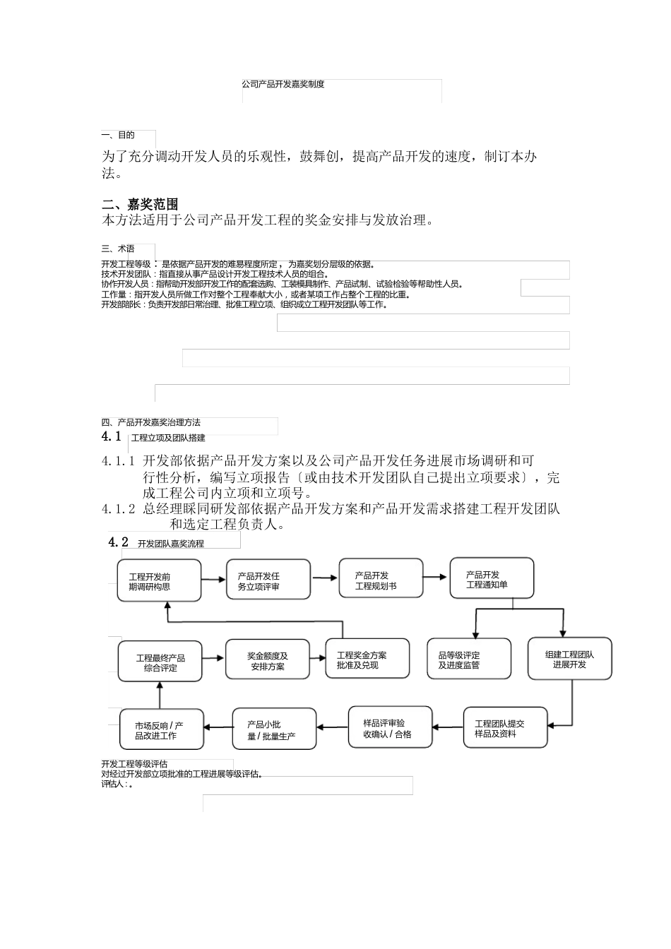 公司新产品开发奖励制度_第1页