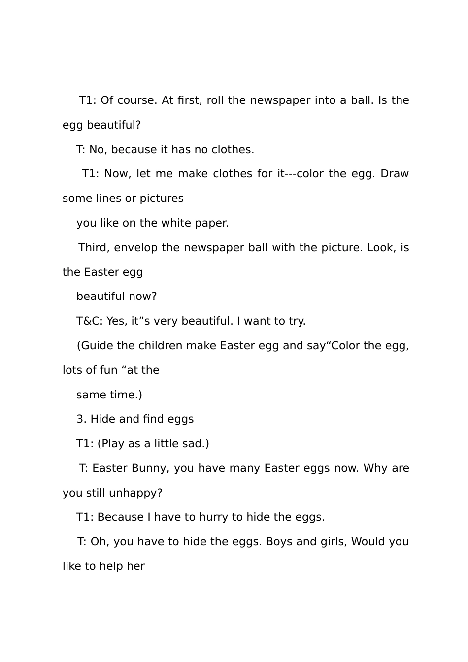 幼儿园大班美术教案《EasterBunny复活节2》_第3页