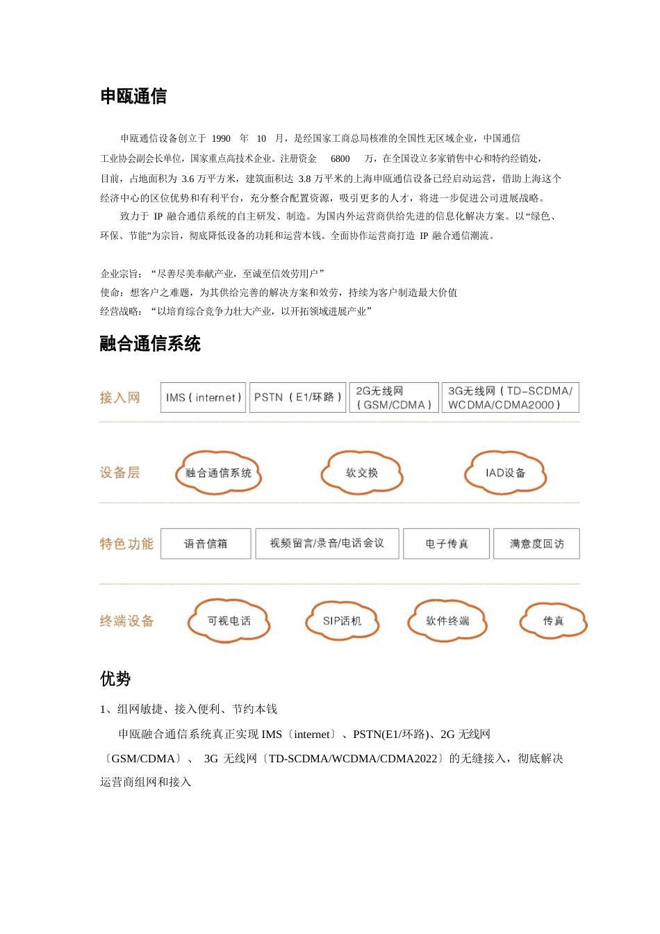 融合通信方案_第1页