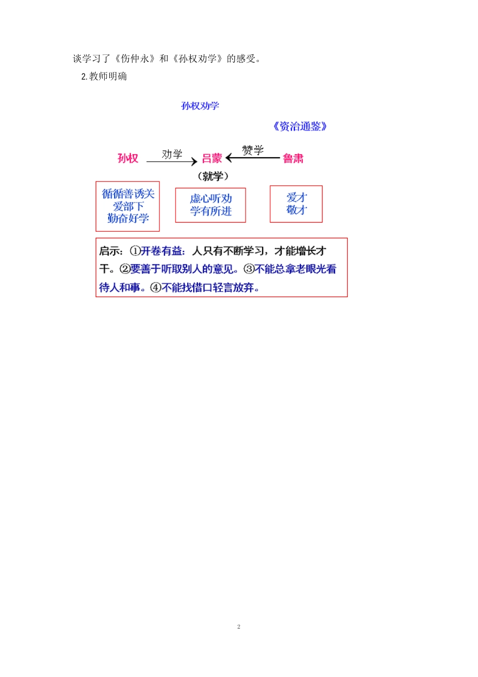 孙权劝学公开课教案_第3页