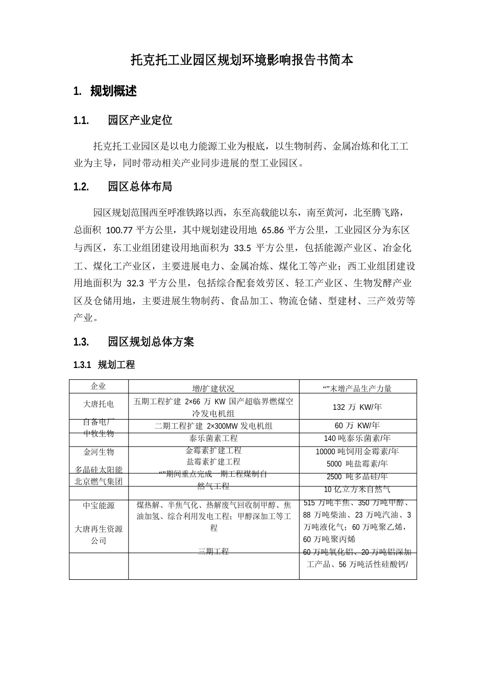 工业园区规划环境影响报告书_第1页