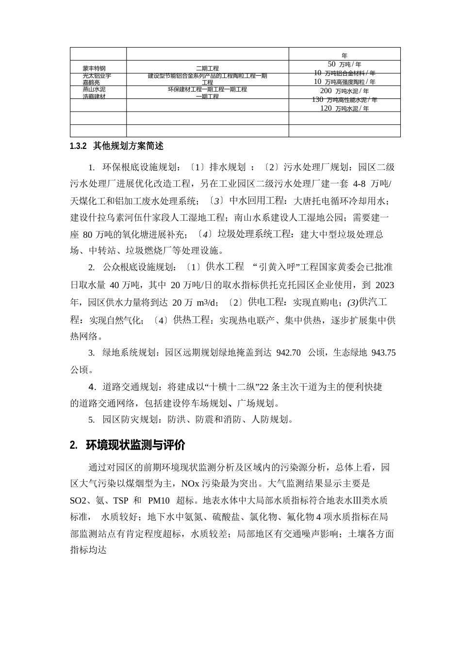 工业园区规划环境影响报告书_第2页