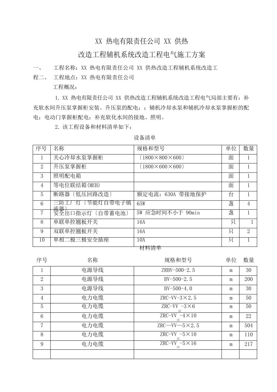 电厂电气施工方案_第2页