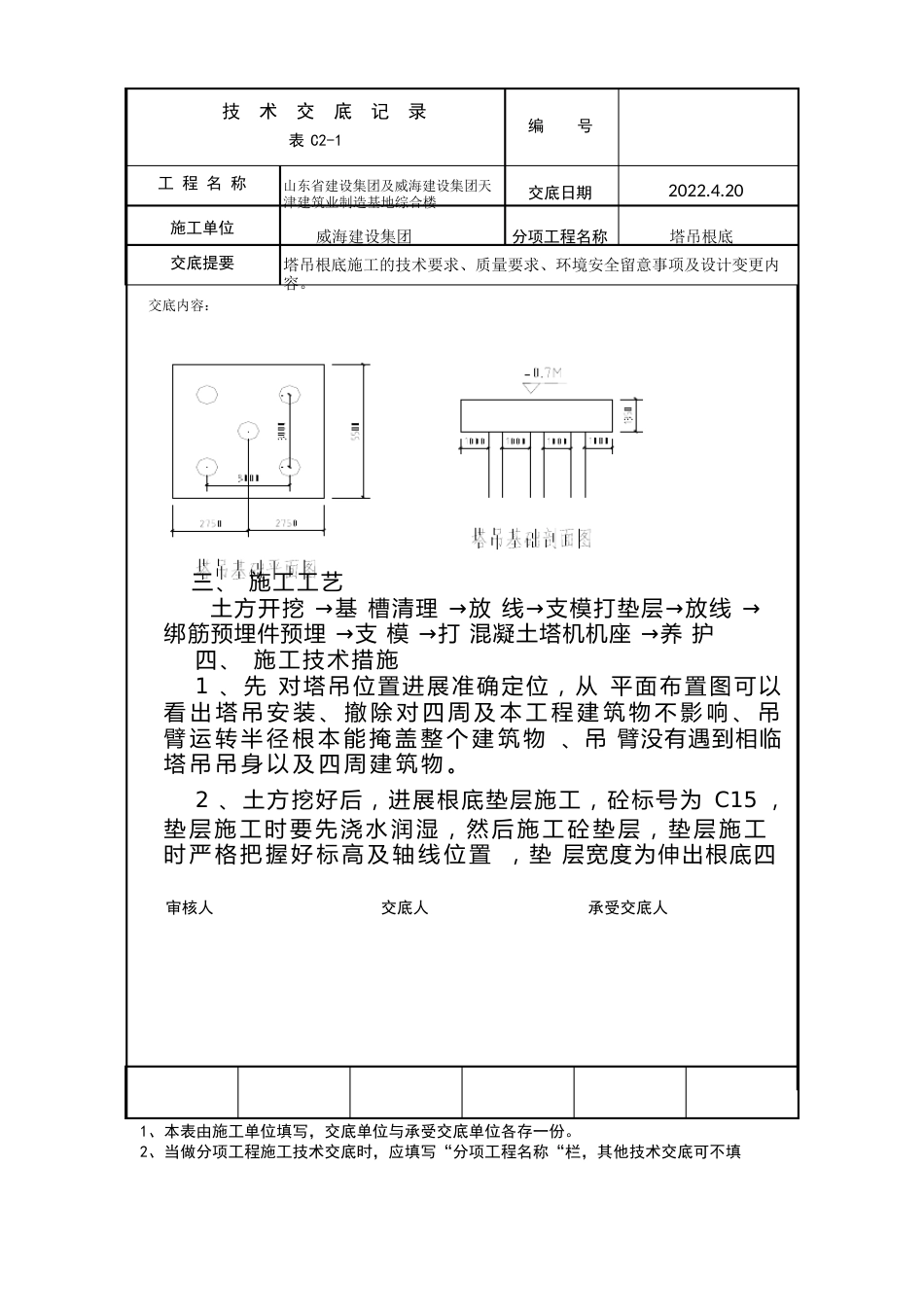 塔吊基础技术交底_第2页