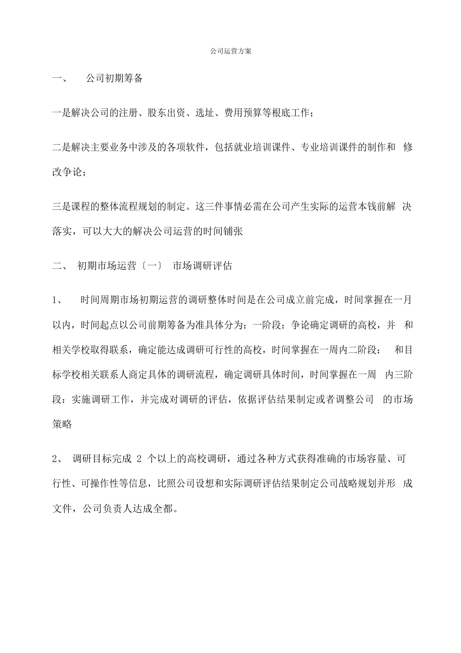公司运营方案_第1页