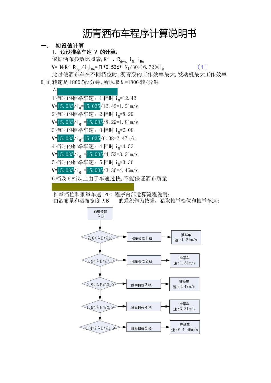 沥青洒布车程序计算说明(泵)_第1页