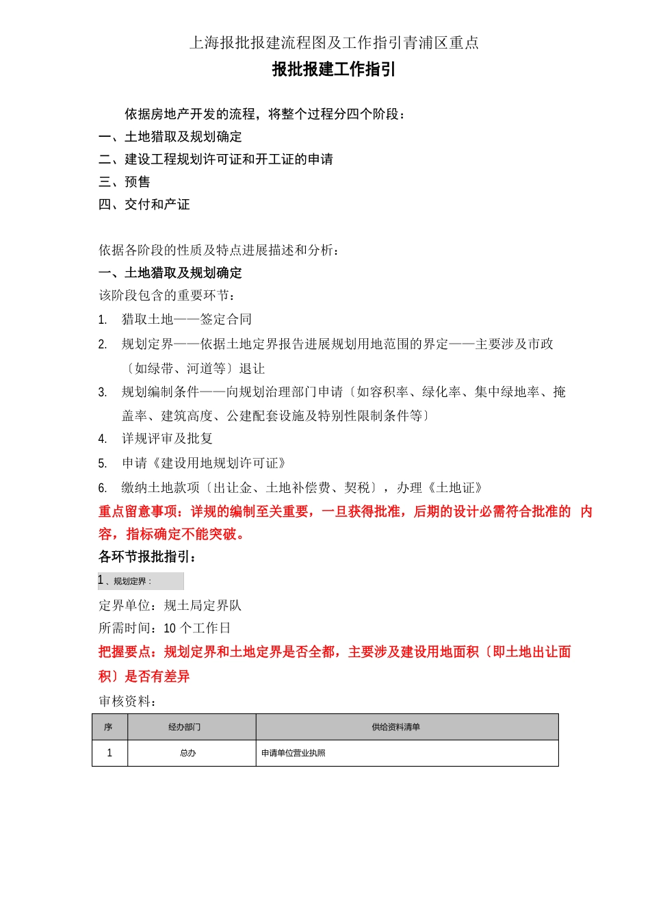 上海报批报建流程图及工作指引青浦区重点_第3页