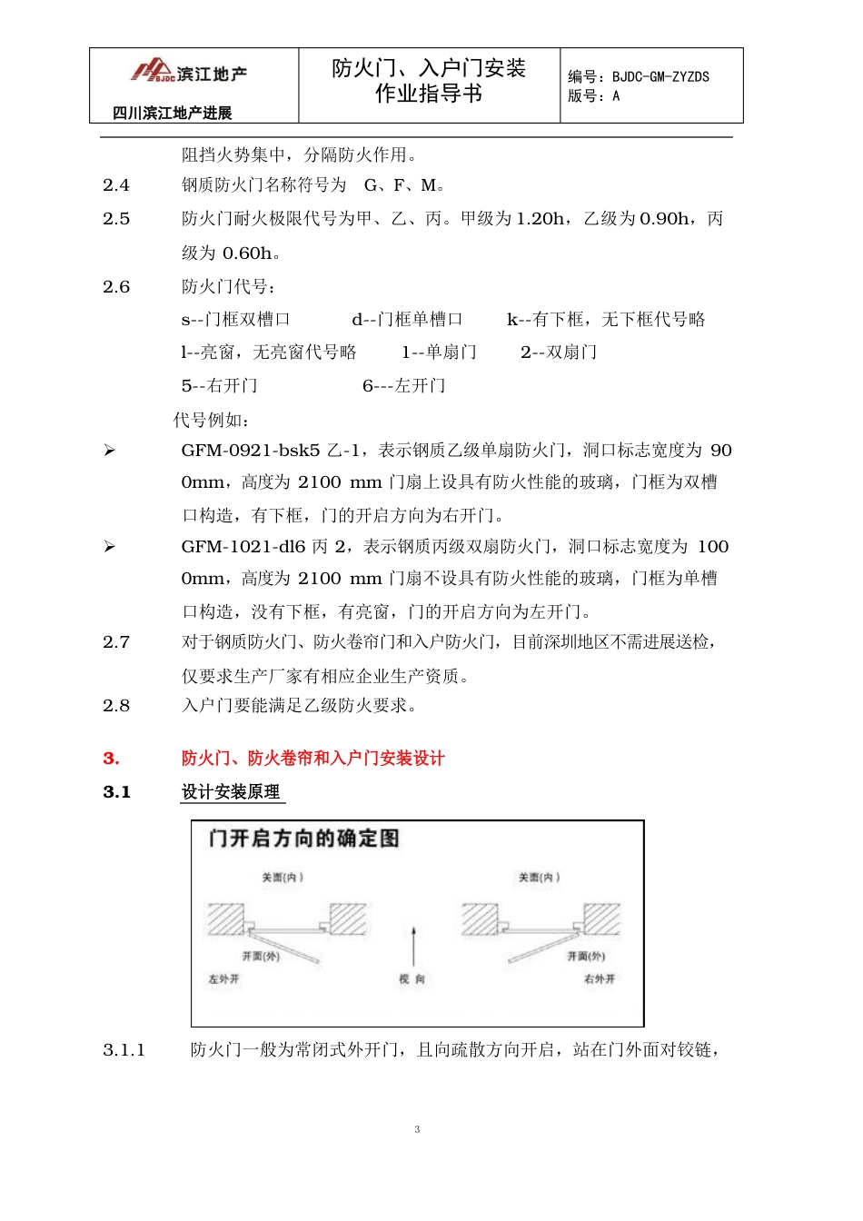 防火门、入户门安装作业指导书_第2页