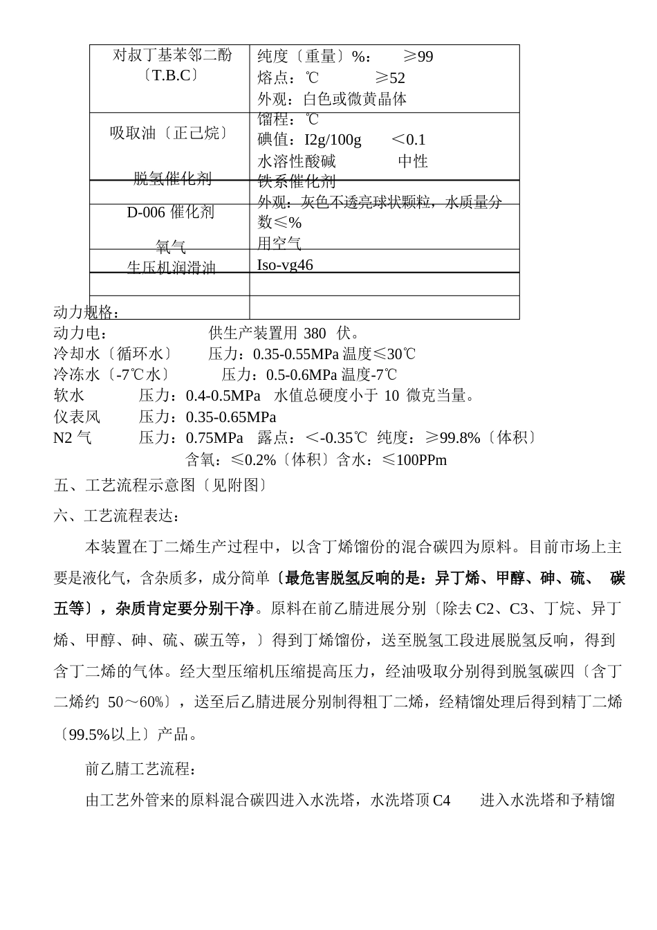 丁烯氧化脱氢制丁二烯工艺技术简介_第3页