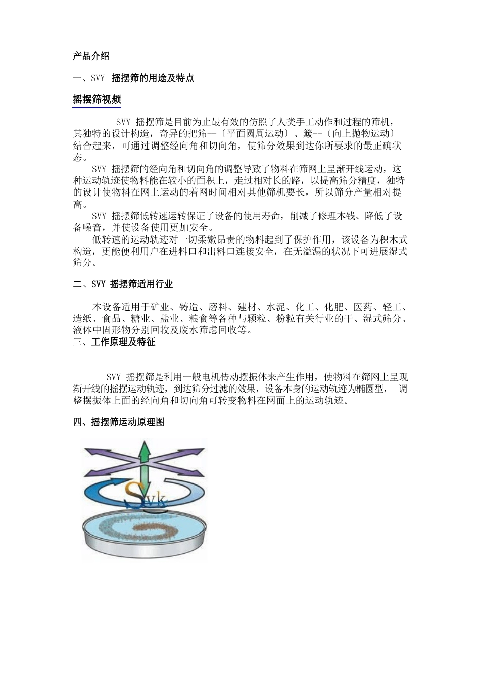摇摆筛的技术参数_第1页