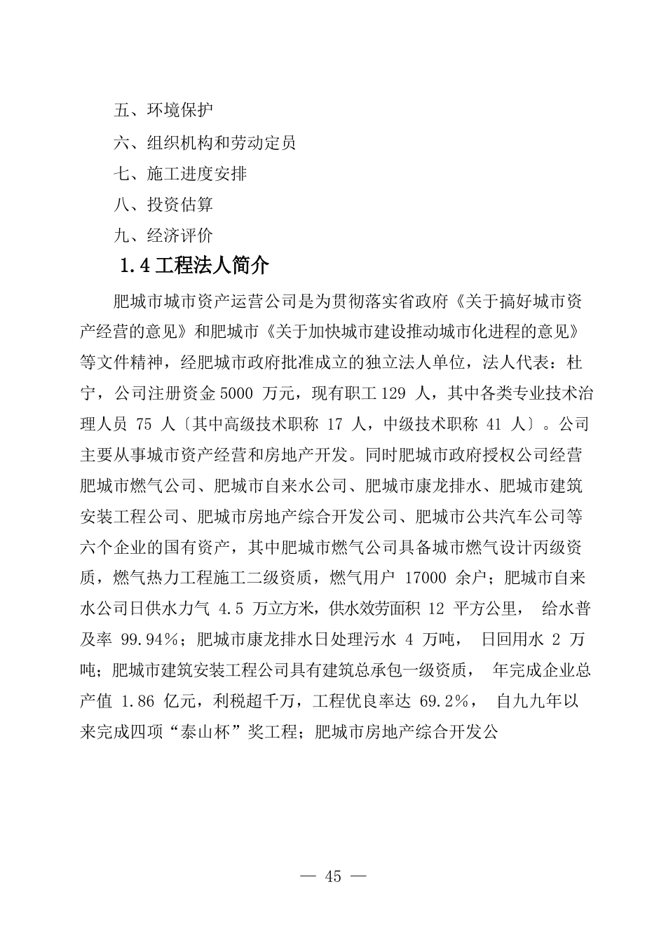 某市燃气工程可行性策划书_第2页
