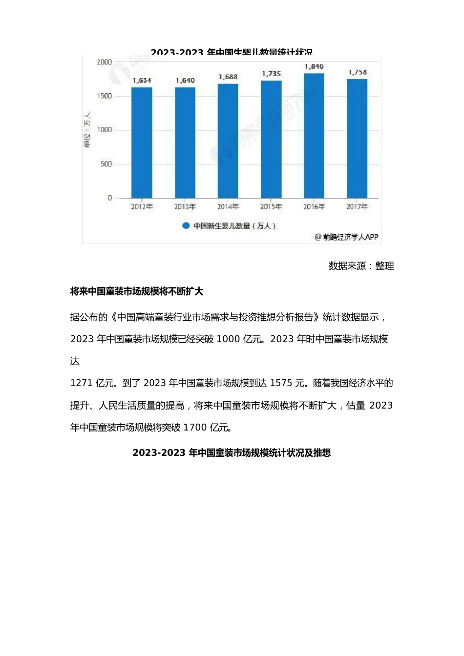 行业报告-童装行业市场空间巨大-三四线城市迎来发展机遇_第2页