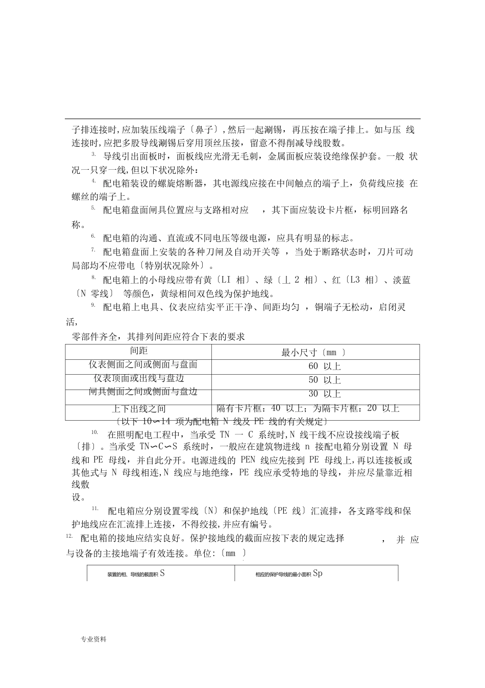 照明配电箱安装技术交底_第2页