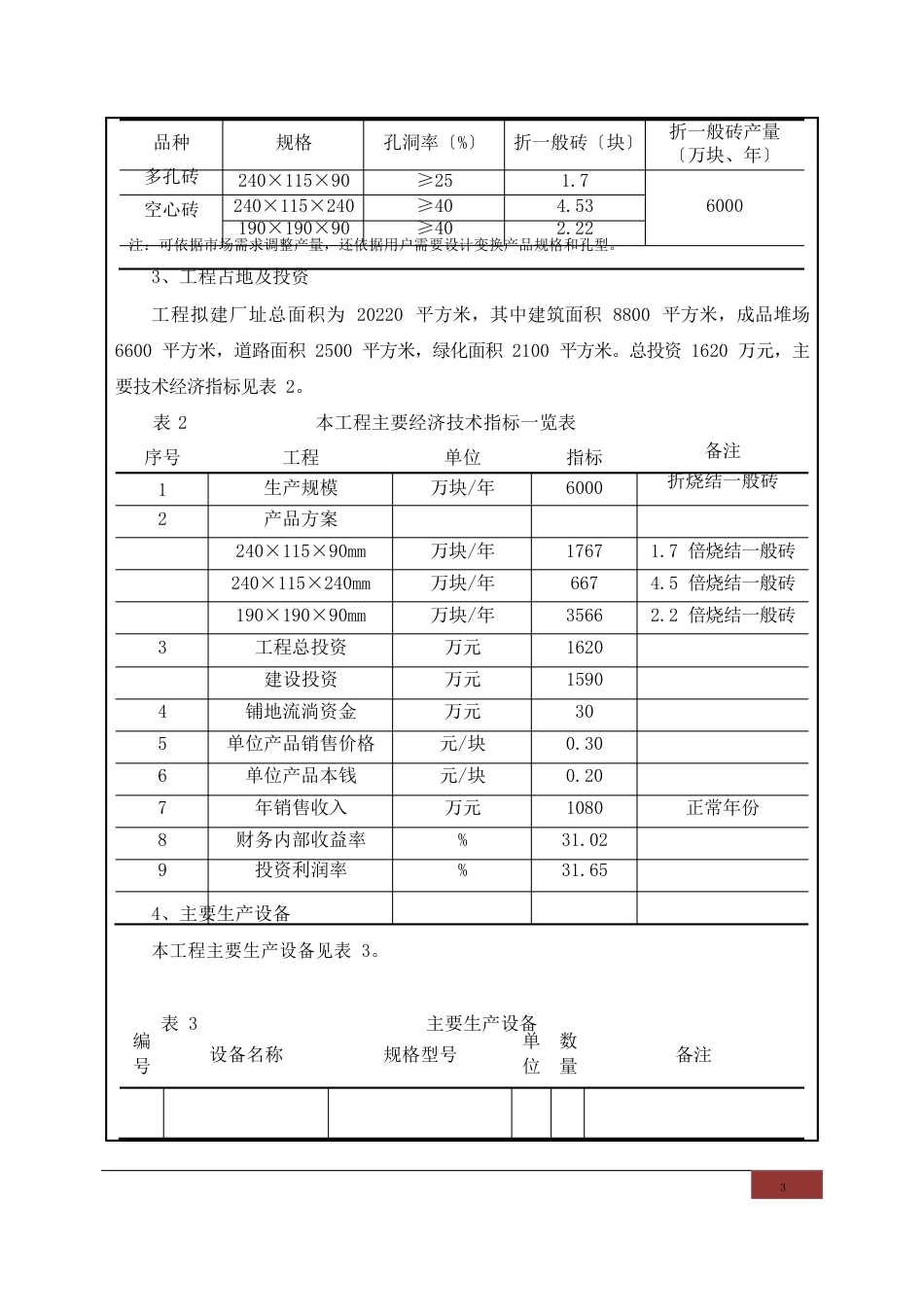 年产6000万烧结砖项目报告表_第3页