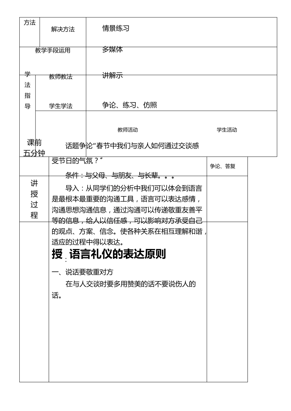 交谈语言礼仪教案_第2页