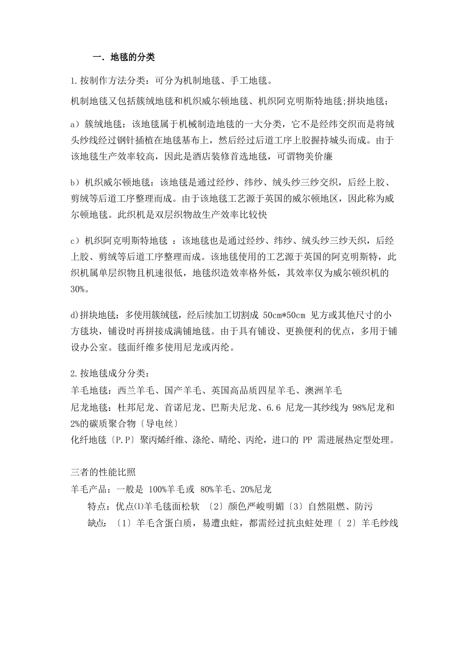 地毯产品知识_第1页