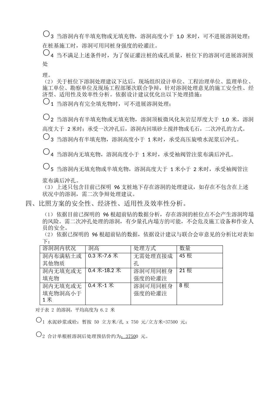 关于溶洞处理的技术措施分析_第2页