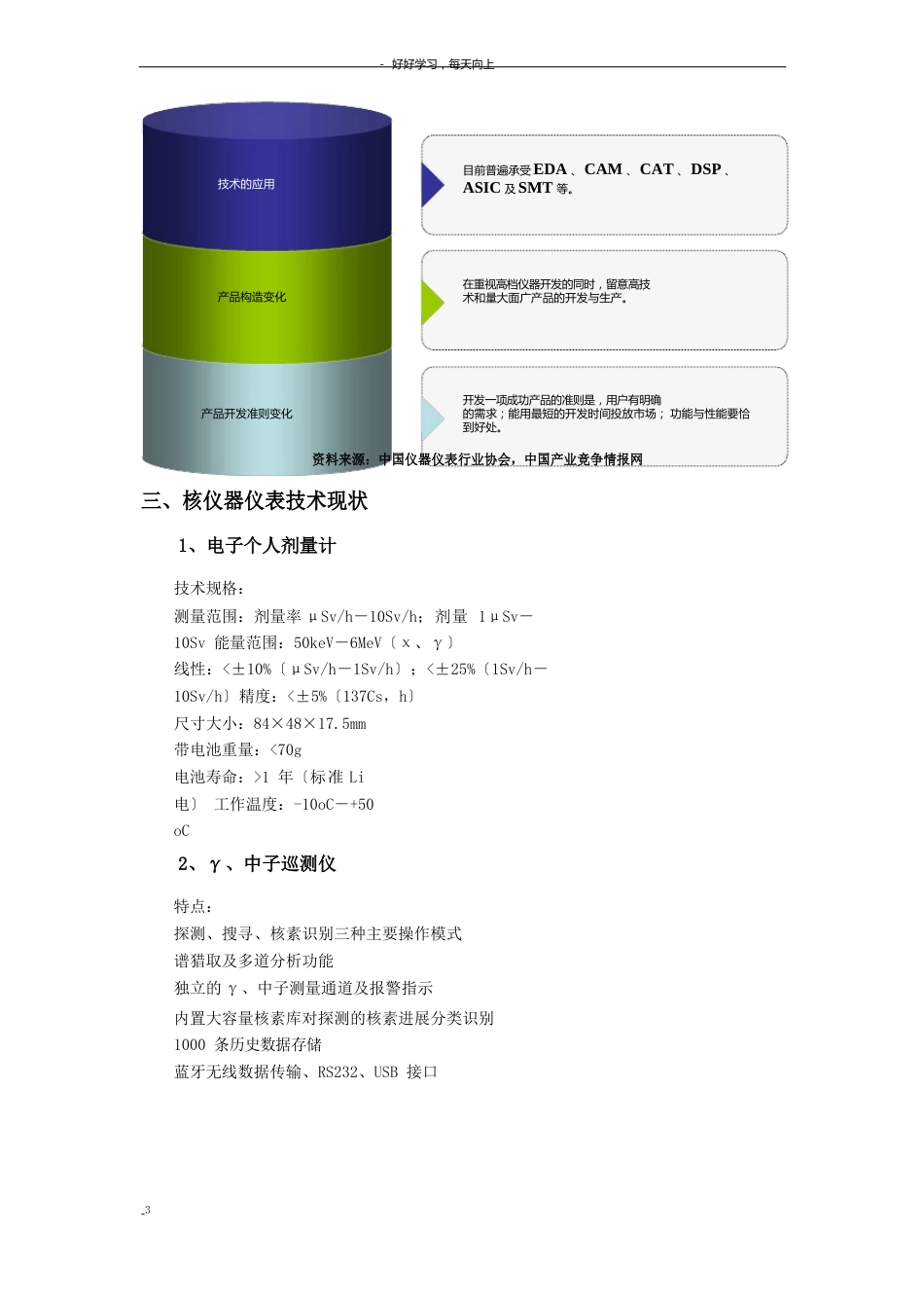 我国核仪器仪表的现状及发展机遇分析报告_第3页