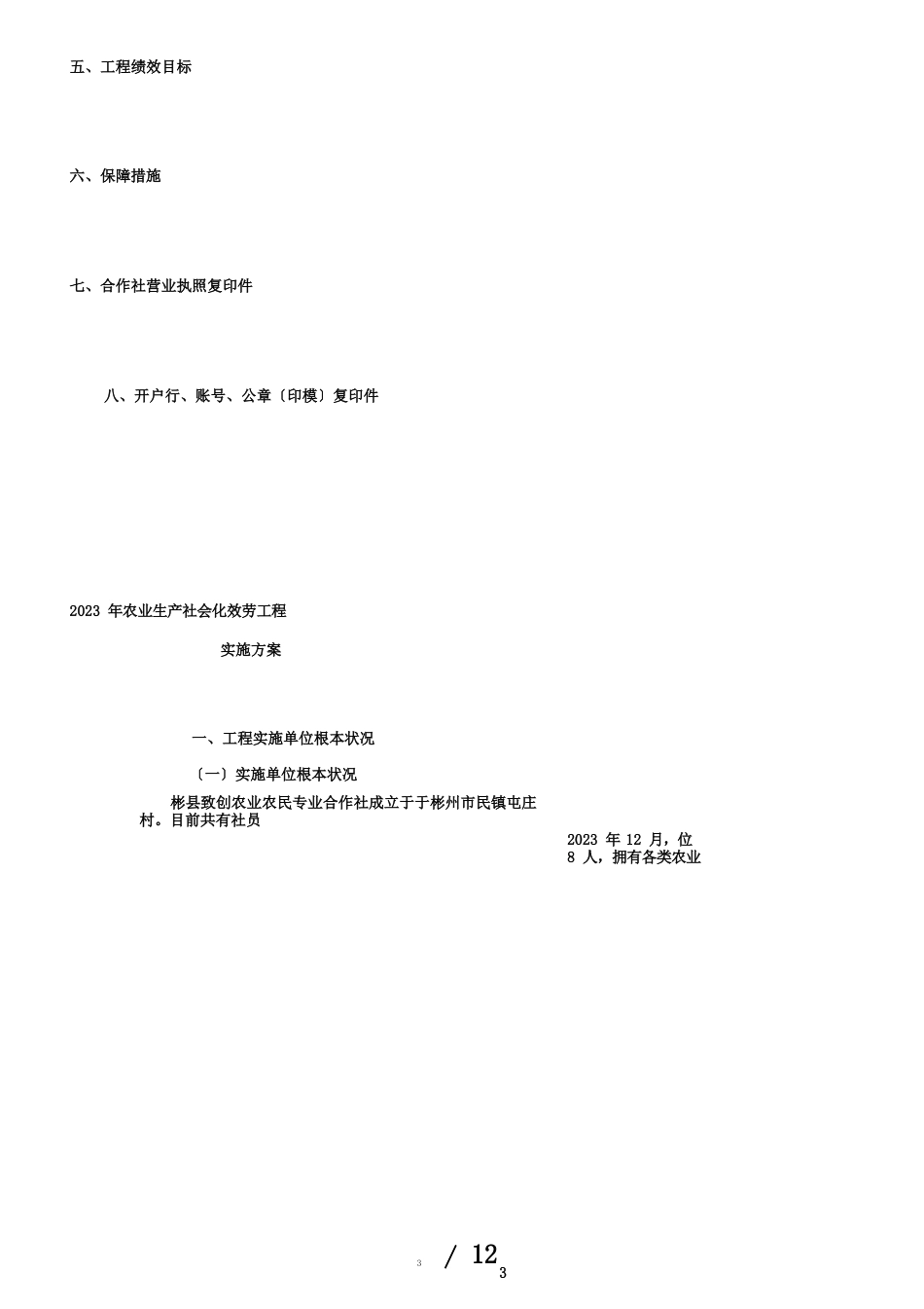 农业生产社会化服务项目方案_第3页