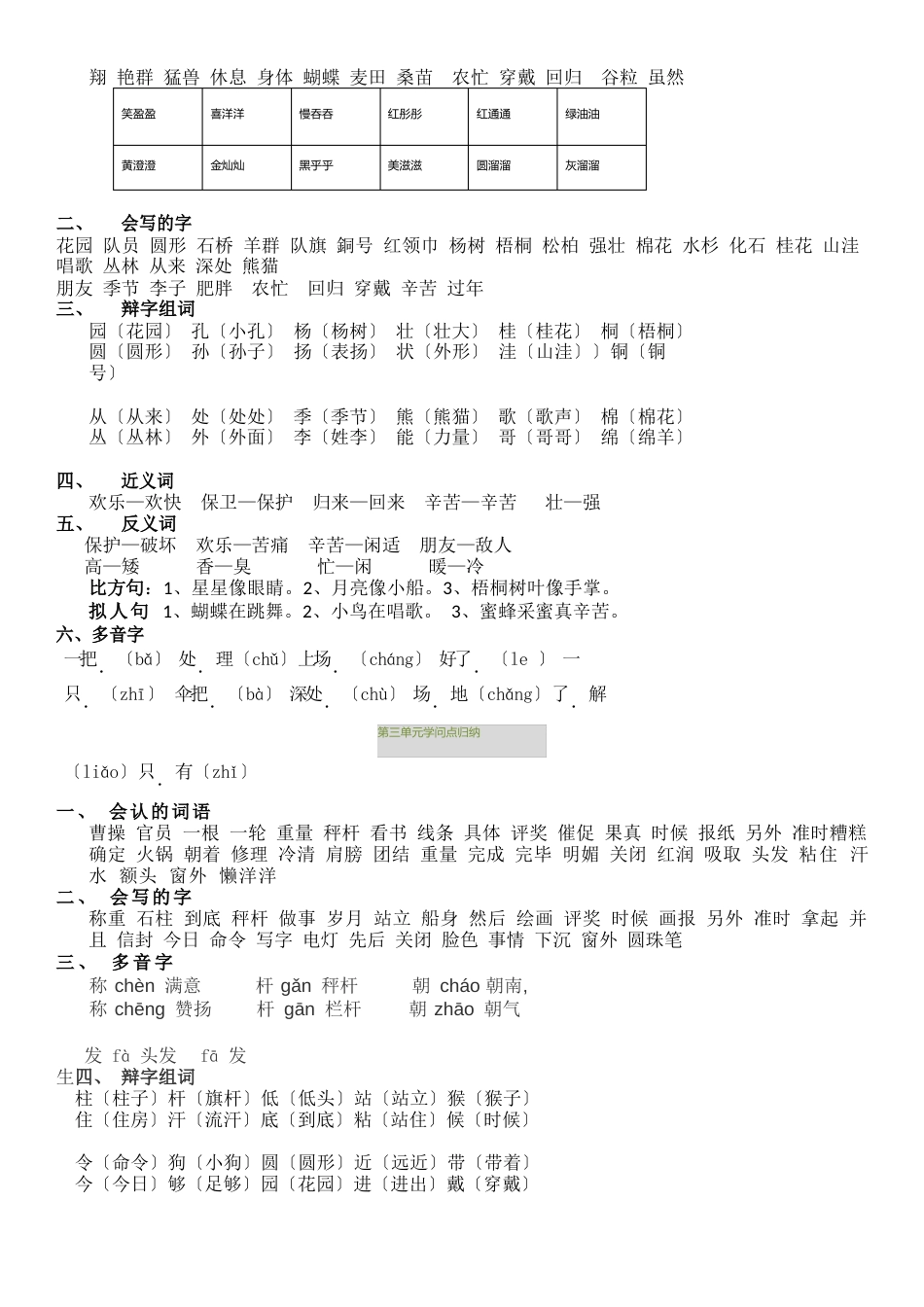 二年级语文知识点总结_第2页