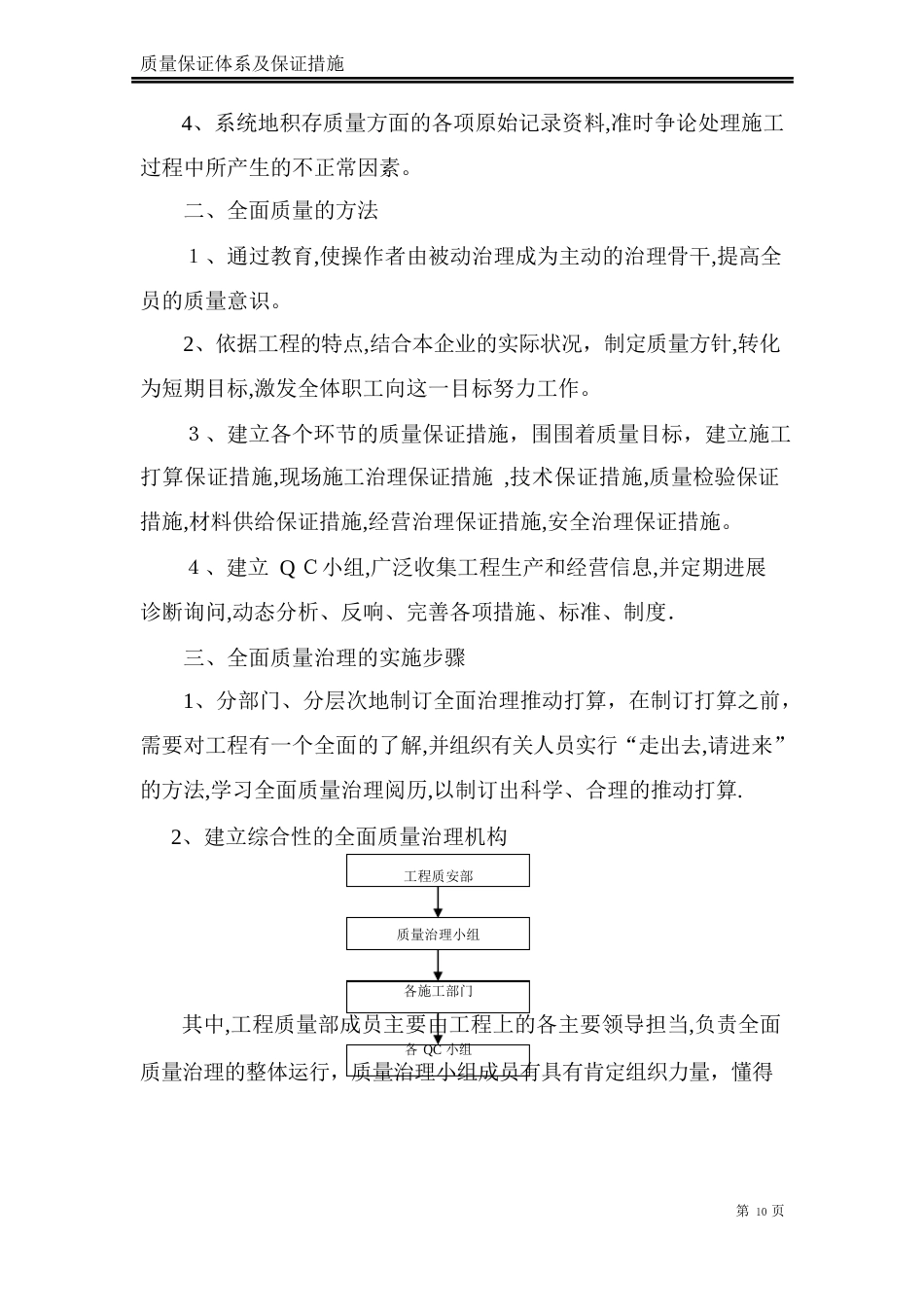 质量保证体系及质量保证措施_第3页