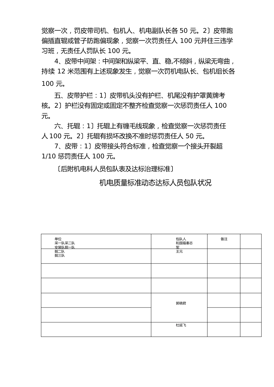 皮带机达标治理整顿工作方案_第3页