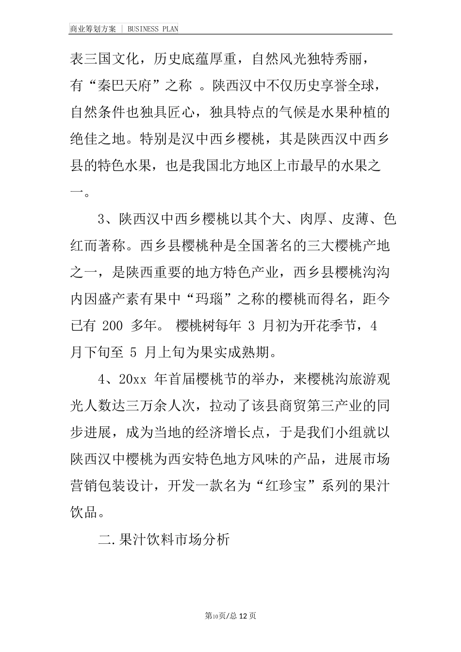 大学生市场营销策划书范本_第3页
