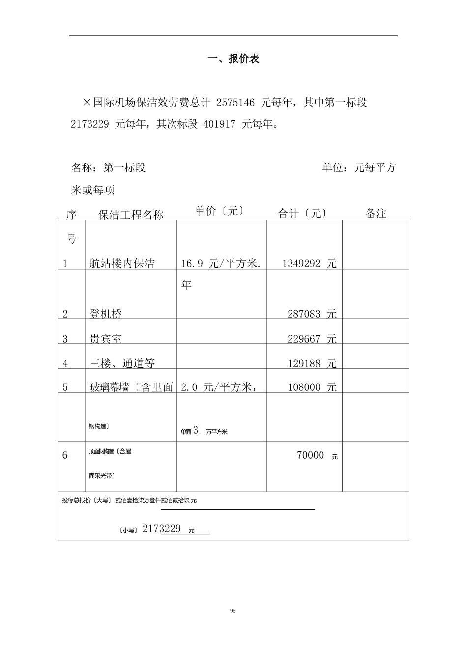 国际机场保洁服务技术投标文件_第3页