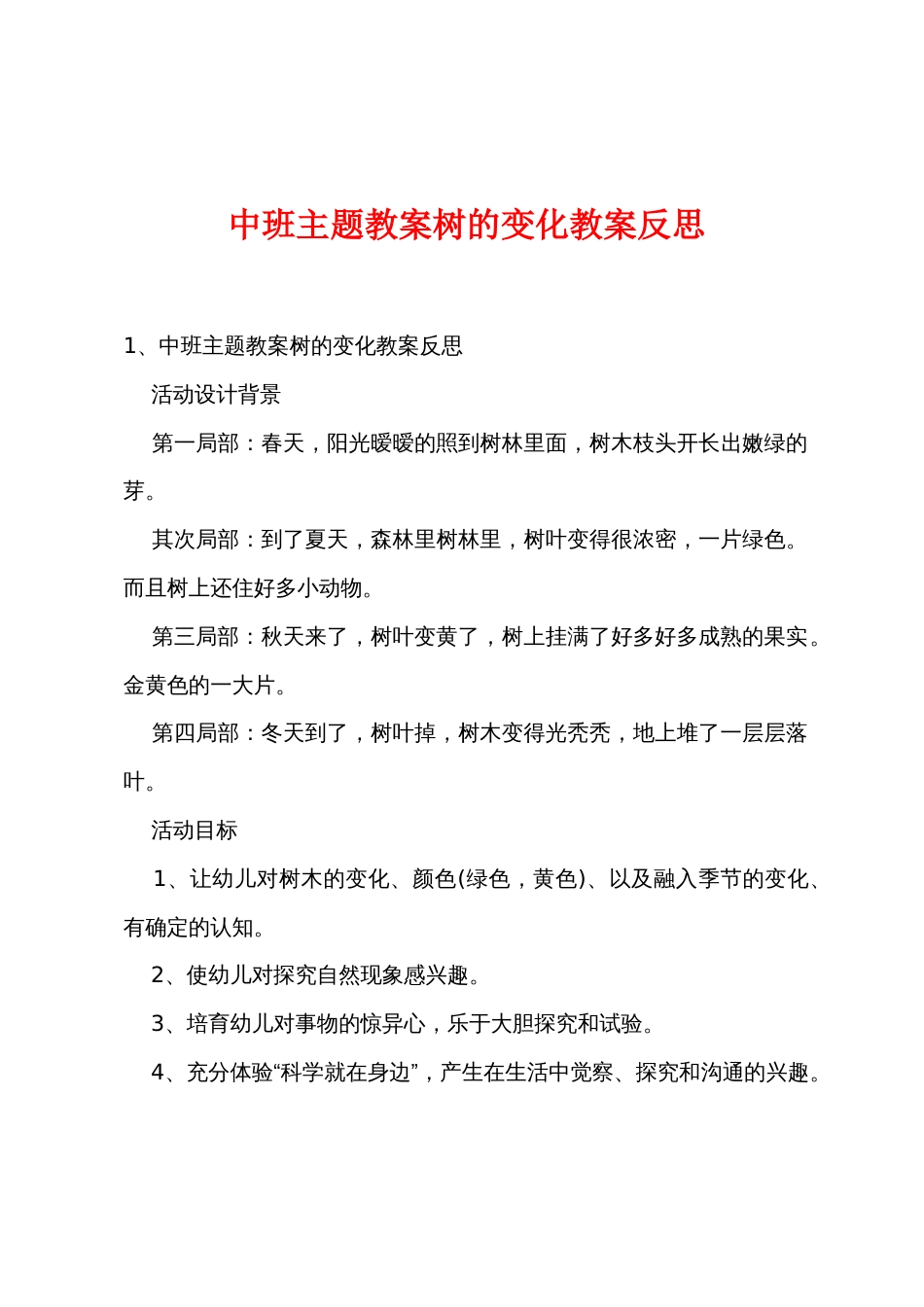 中班主题教案树的变化教案反思_第1页