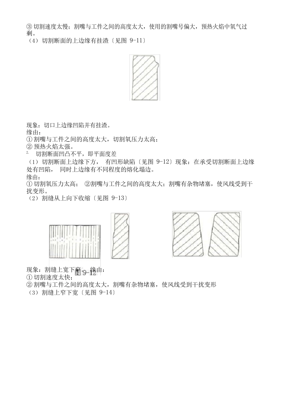 数控火焰切割质量缺陷与原因分析_第2页