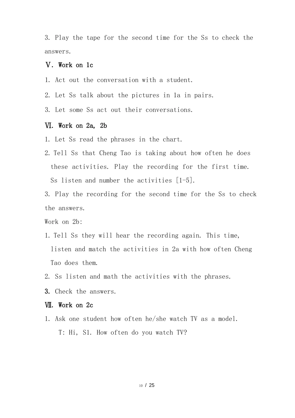 新人教版八年级英语上册第二单元教学设计_第3页