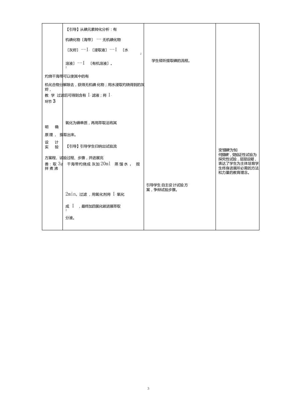 海带提碘的教案_第3页