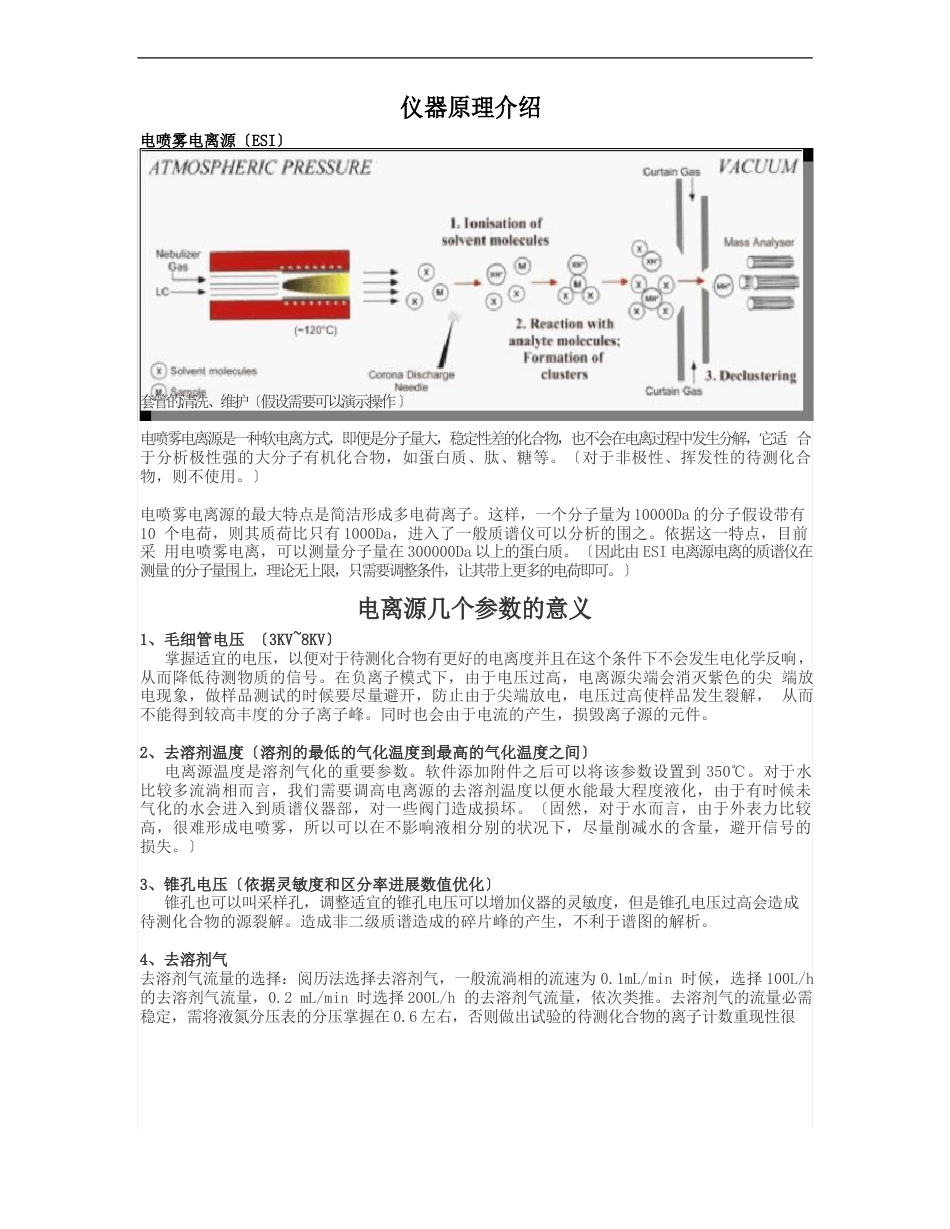 QTOF质谱材料培训教材_第1页