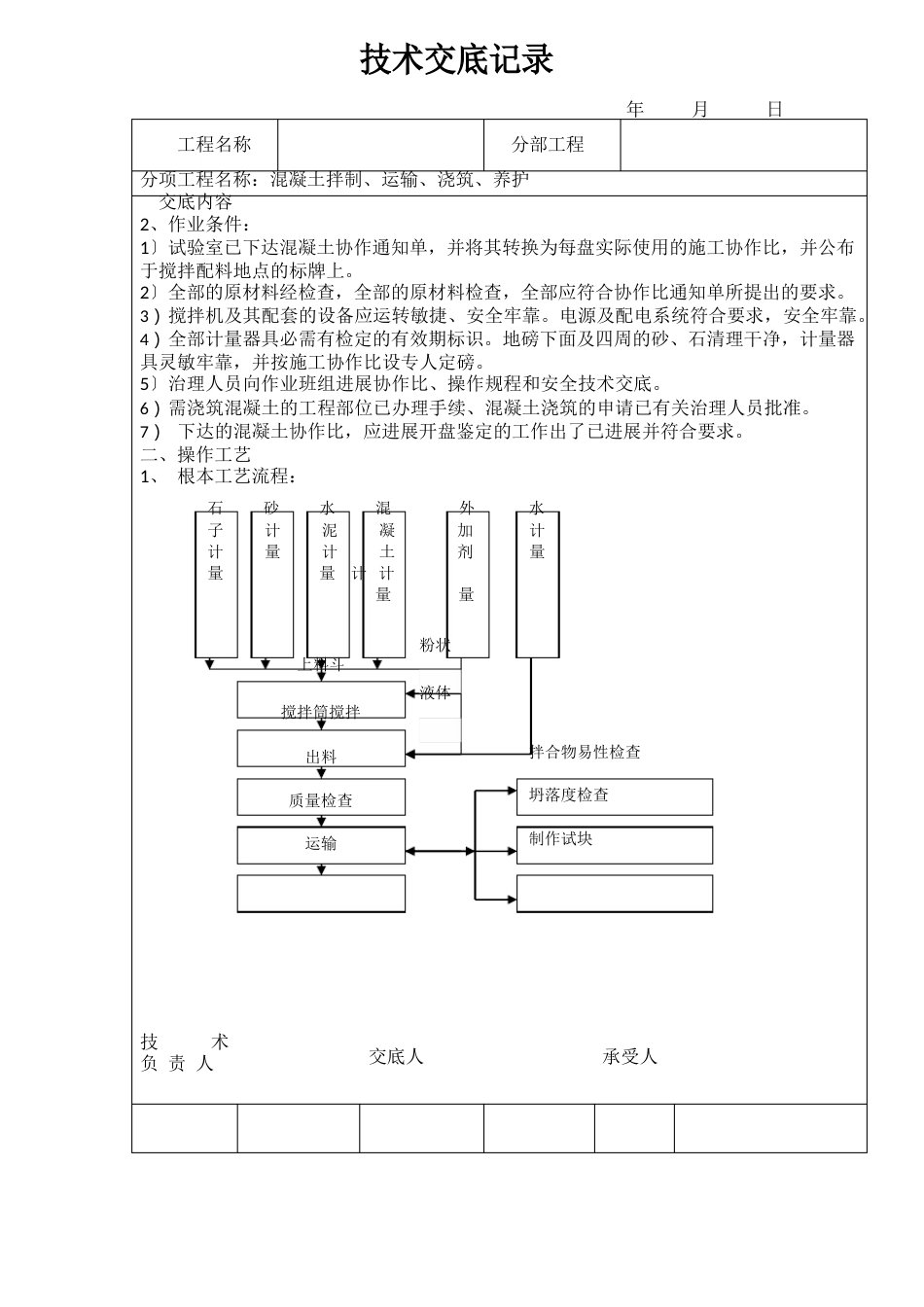 人工搅拌砼技术交底_第2页