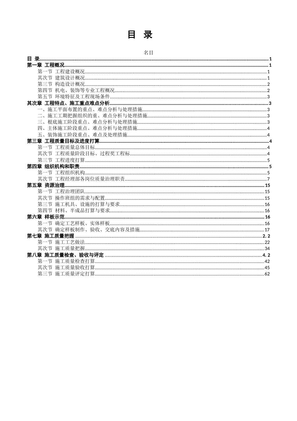项目质量策划书_第2页